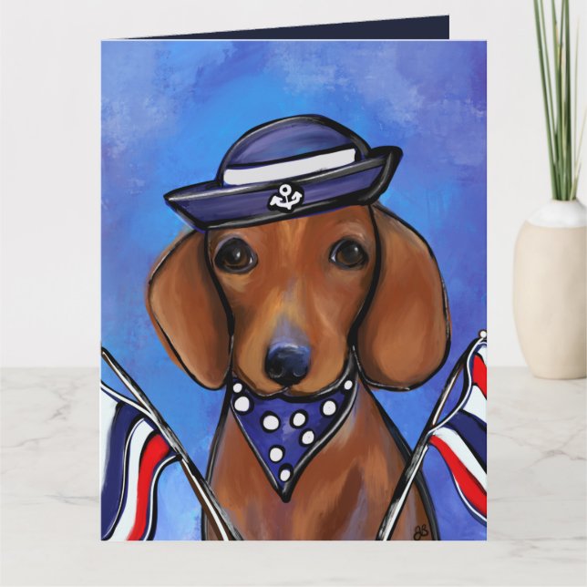 Dachshund    kort (Framsida)