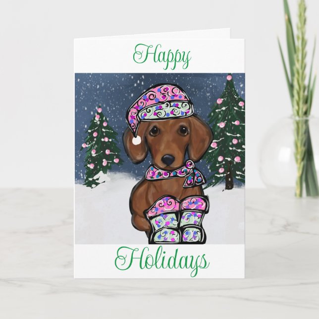 Dachshund   kort (Framsida)