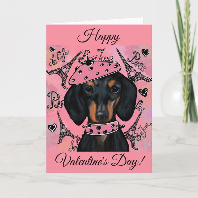 DACHSHUND   KORT (Framsida)