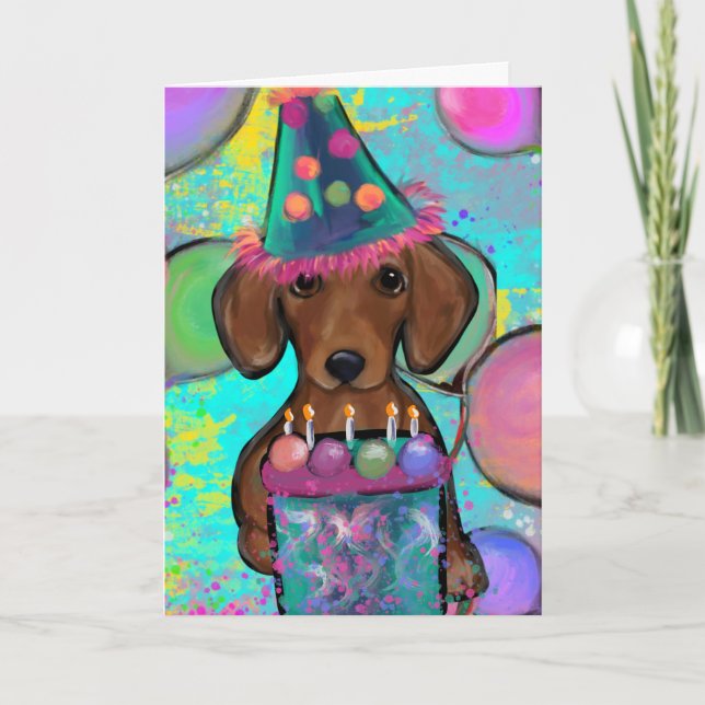 Dachshund Kort (Framsida)