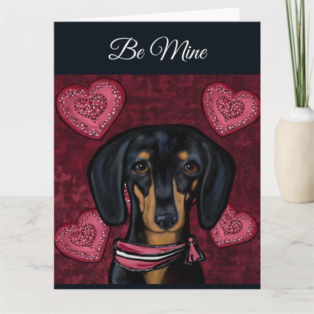 DACHSHUND KORT (Framsida)