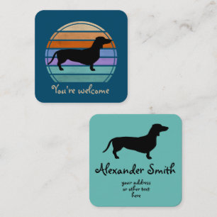 Dachshund Kort Hair - Silhouette 1