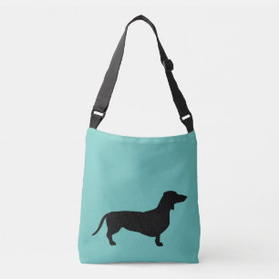 Dachshund Kort Hair - Silhouette 1 Axelväska