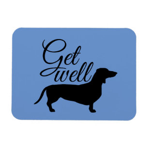 Dachshund Kort Hair - Silhouette 1 Magnet