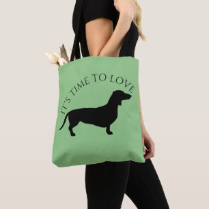 Dachshund Kort Hair - Silhouette 1 Tygkasse