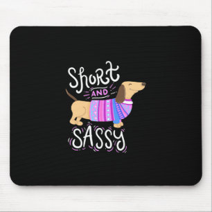 Dachshund Kort och Sassy Musmatta