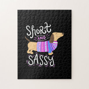 Dachshund Kort och sassy Pussel