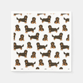 Dachshund, långdragen pappersservett