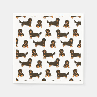 Dachshund, långdragen pappersservett