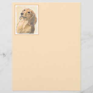 Dachshund (Långhårig) - Original Hund Art