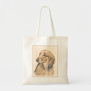 Dachshund (Långhårig) - Original Hund Art Tygkasse