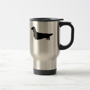 Dachshund (långhårig) resemugg