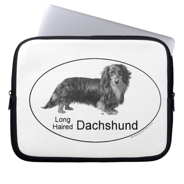 Dachshund Laptop Fodral (Framsidan)