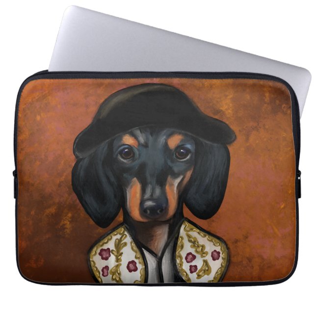 DACHSHUND LAPTOP FODRAL (Framsidan)