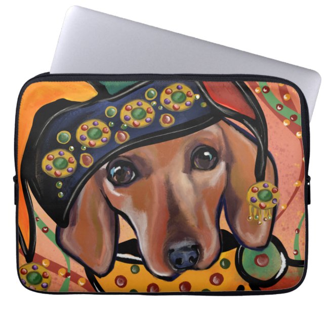 DACHSHUND    LAPTOP FODRAL (Framsidan)