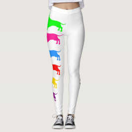 Dachshund Leggings med flera färg