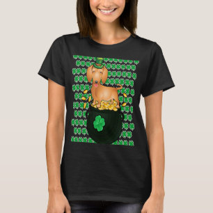 Dachshund Leprechaun Hund Lucky Shamrock St Patric T Shirt