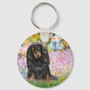 Dachshund (LH-BT) - Garden Nyckelring