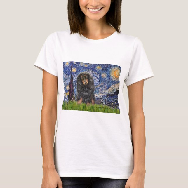 Dachshund (LHBT) - Starriafton Tee Shirt (Framsida)