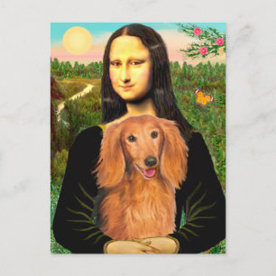 Dachshund (LHSable) - Mona Lisa Vykort