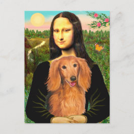Dachshund (LHSable) - Mona Lisa Vykort