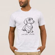 Dachshund Linje Konst - Låg Riddare Livsstil