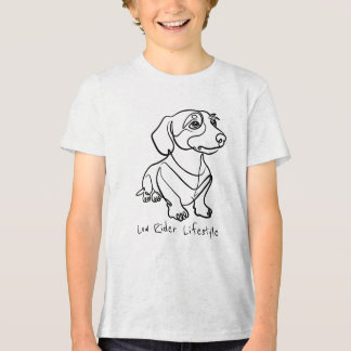 Dachshund Linje Konst - Låg Riddare Livsstil T Shirt
