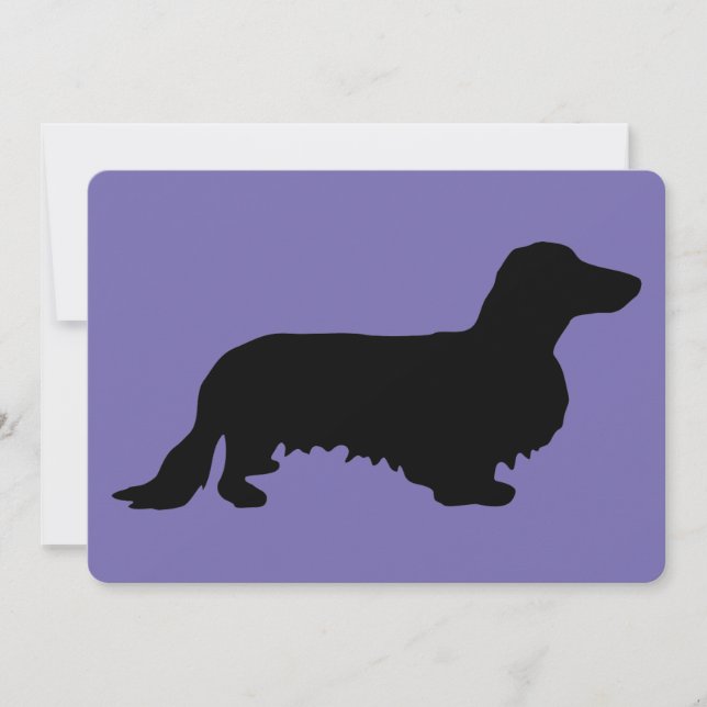 Dachshund Long Hair - Silhouette 1 (Framsida)