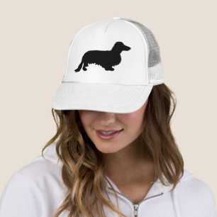 Dachshund Long Hair - Silhouette 1 Keps