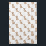 Dachshund (Long-Hearing, Red) Kökshandduk<br><div class="desc">Jag kärlek den här söta mönstren av en rödhårig, glänsande vattenfärgsillustration för hund för att den är tillräckligt klassisk för att vara som neutralt, men ändå pops som en stående ensam biet! Det är perfekten i vilket rum som helst, förskola, kontor eller till och med mangrottan! För de sötaste gåvorna...</div>