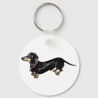 dachshund 'long hund' nyckelring