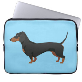 Dachshund Luggage Tag Laptop Fodral