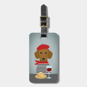 Dachshund Luggage Tags Bagagebricka