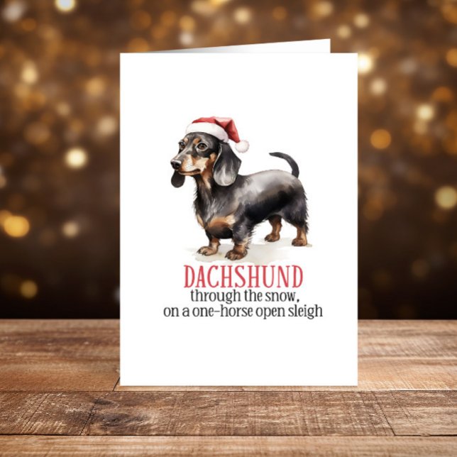 Dachshund Lustig jul Glad helg (Skapare uppladdad)