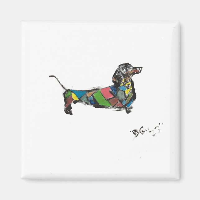 Dachshund Magnet (Framsidan)