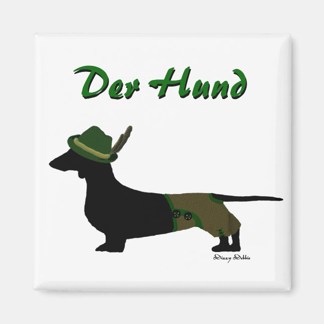 Dachshund Magnet (Framsidan)