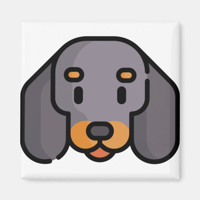 Dachshund Magnet (Framsidan)