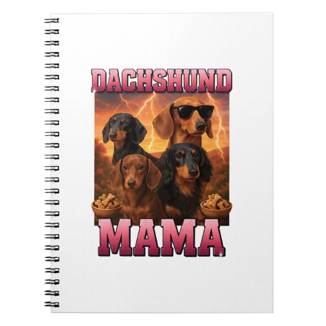 Dachshund Mamma Anteckningsbok (Framsidan)
