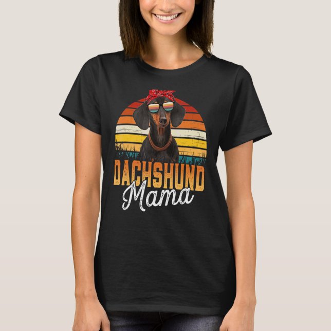 Dachshund Mamma Best Dachshund Mamma Er Mor Da T Shirt (Framsida)
