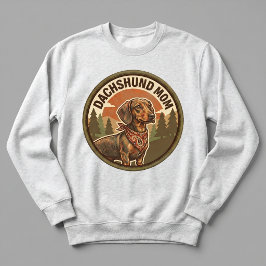Dachshund-mamma Crewneck Wiener Dog Mamma Present T Shirt