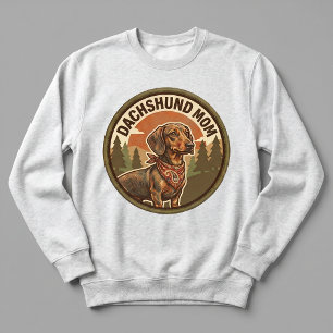Dachshund-mamma Crewneck Wiener Dog Mamma Present T Shirt