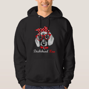 Dachshund Mamma Doxie Wiener Älskare Mor S-dagen Hoodie