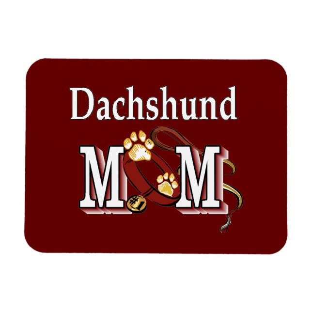 Dachshund Mamma Gifts Magnet (Horisontell)