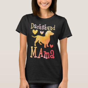 Dachshund Mamma - Hund älskare Pet Trainer Breeder T Shirt