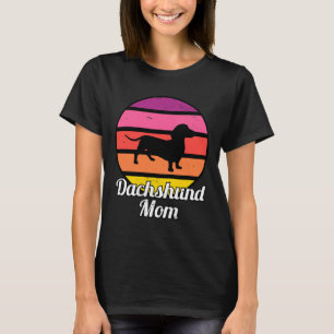 Dachshund Mamma I Retro Wiener Hund Mamma T Shirt
