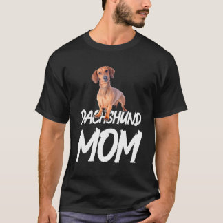 Dachshund Mamma-Idea för födelsedag eller jul T Shirt