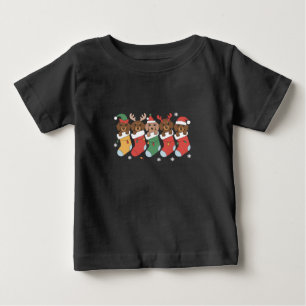 Dachshund Mamma Jul Hundälskare Present Nyår T Shirt