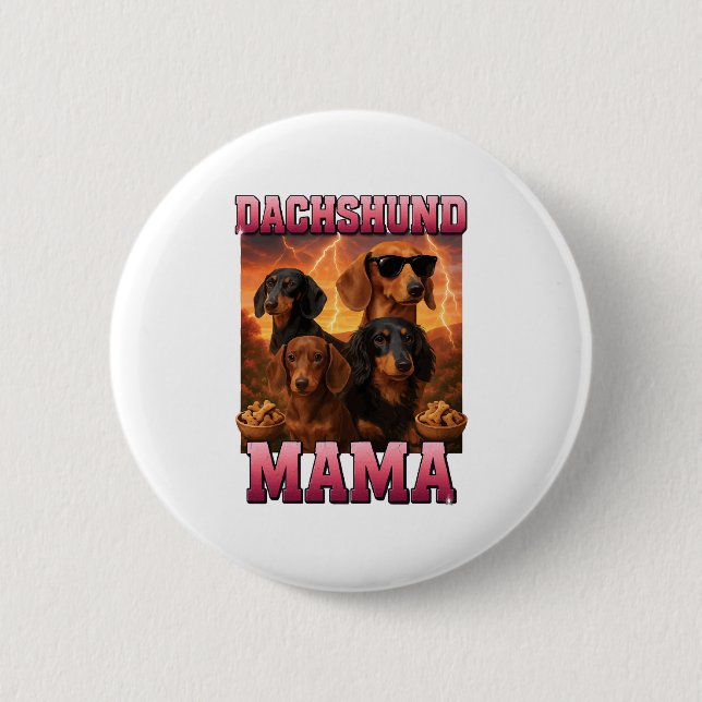 Dachshund Mamma Knapp (Framsida)