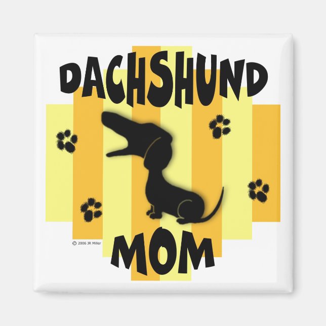 Dachshund Mamma Magnet (Framsidan)