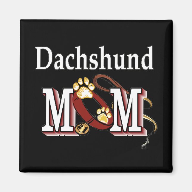 dachshund mamma Magnet (Framsidan)